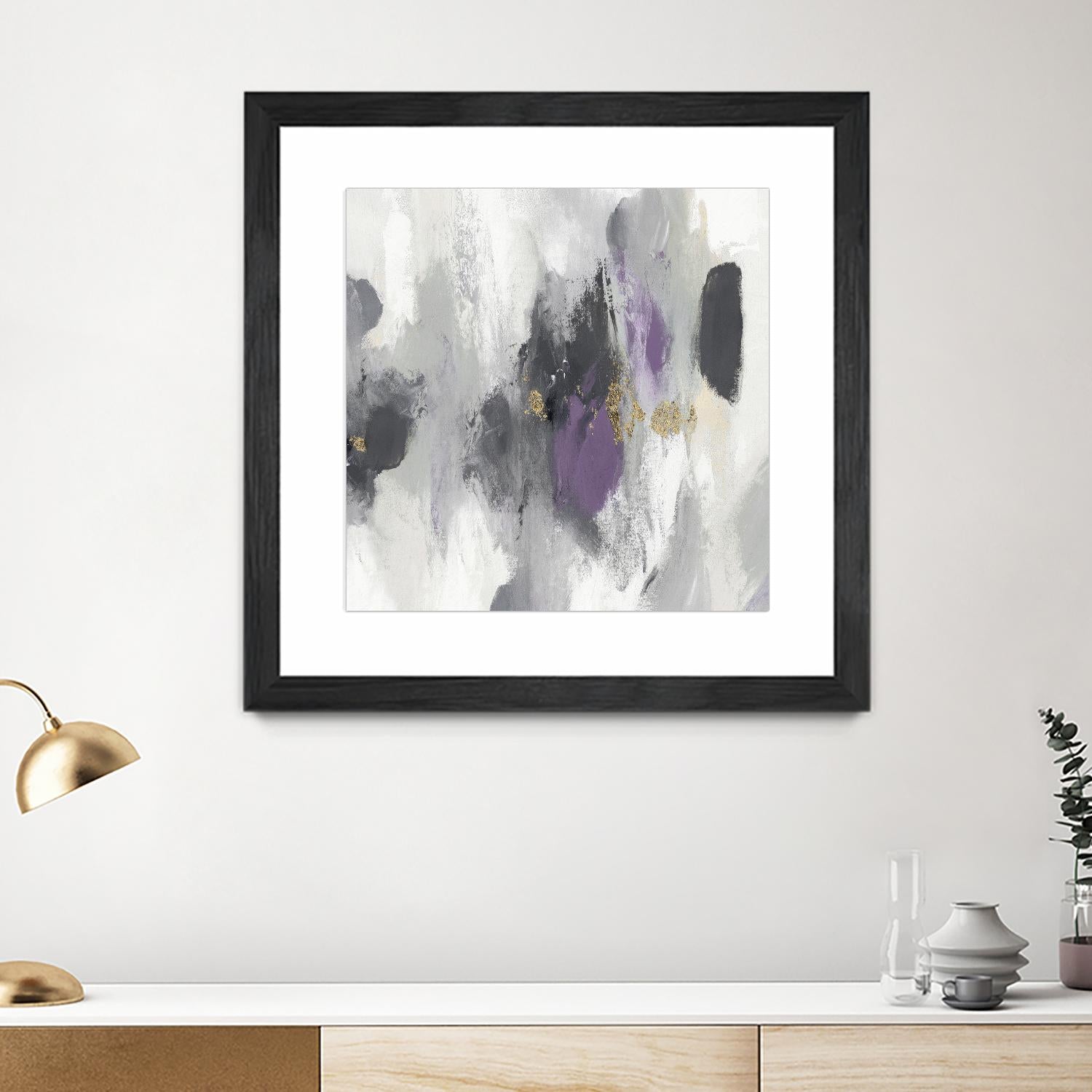 Gray Days I by PI Studio on GIANT ART - white abstract