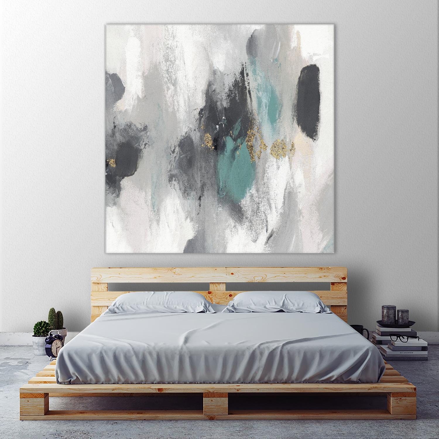 Gray Days I by PI Studio on GIANT ART - white abstract
