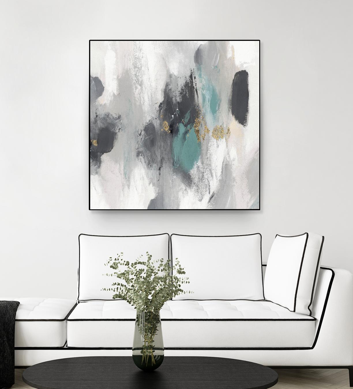 Gray Days I by PI Studio on GIANT ART - white abstract