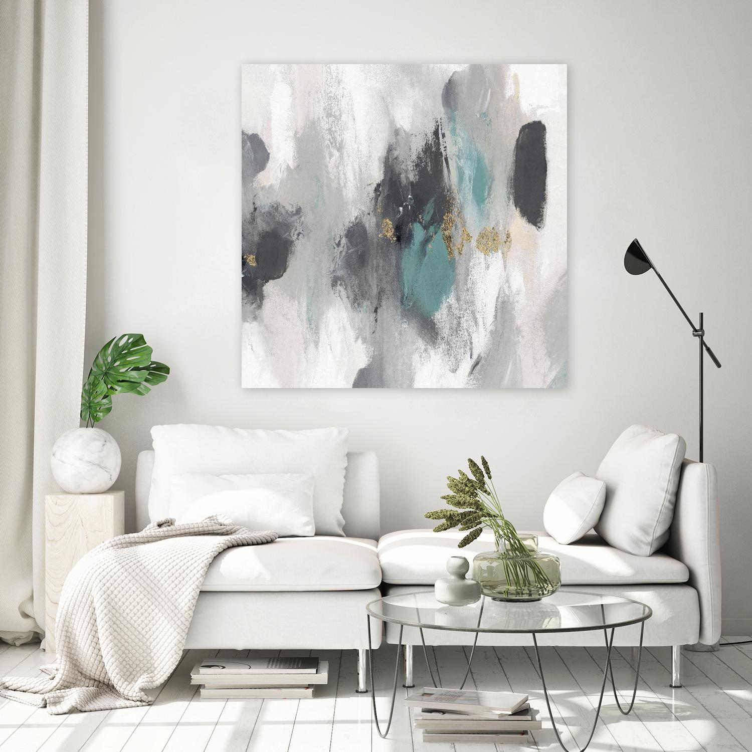 Gray Days I by PI Studio on GIANT ART - white abstract