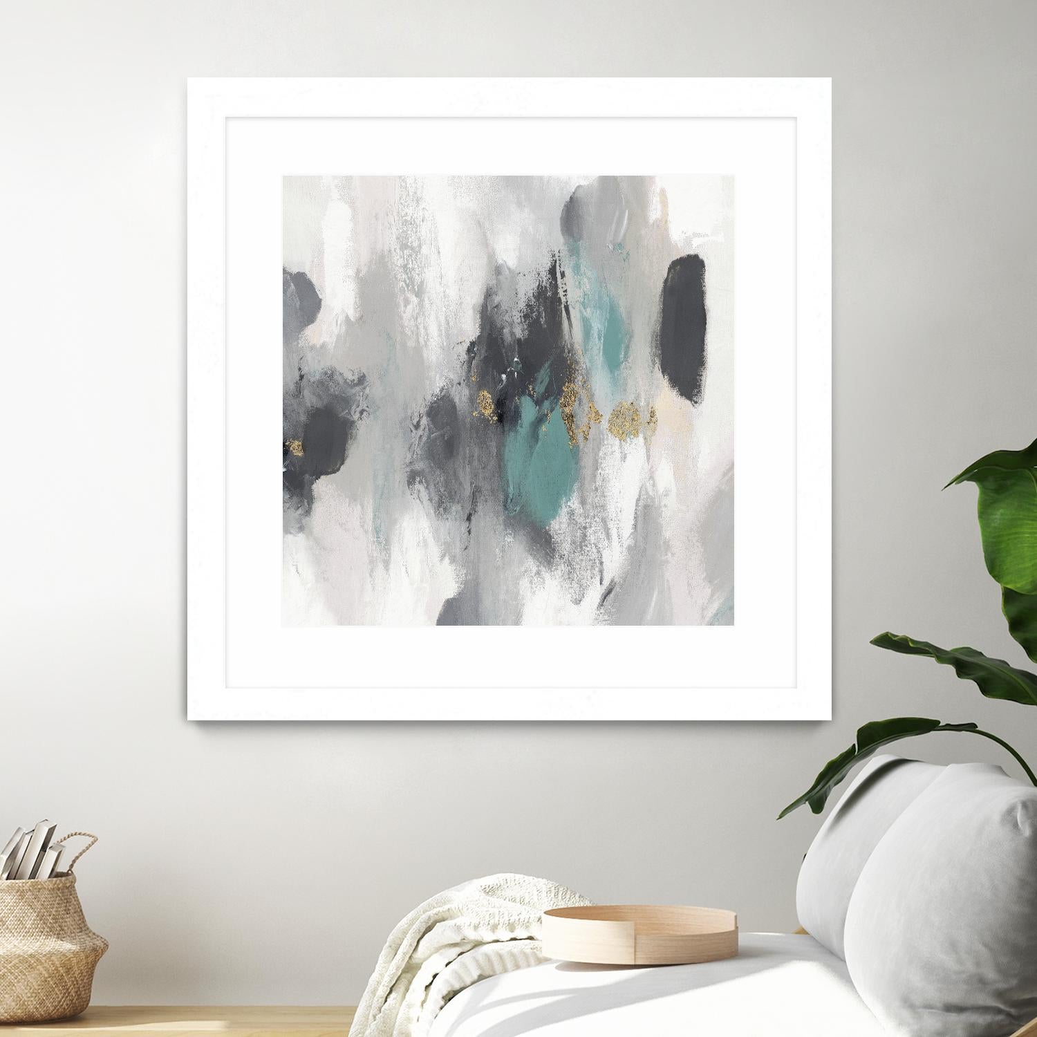 Gray Days I by PI Studio on GIANT ART - white abstract