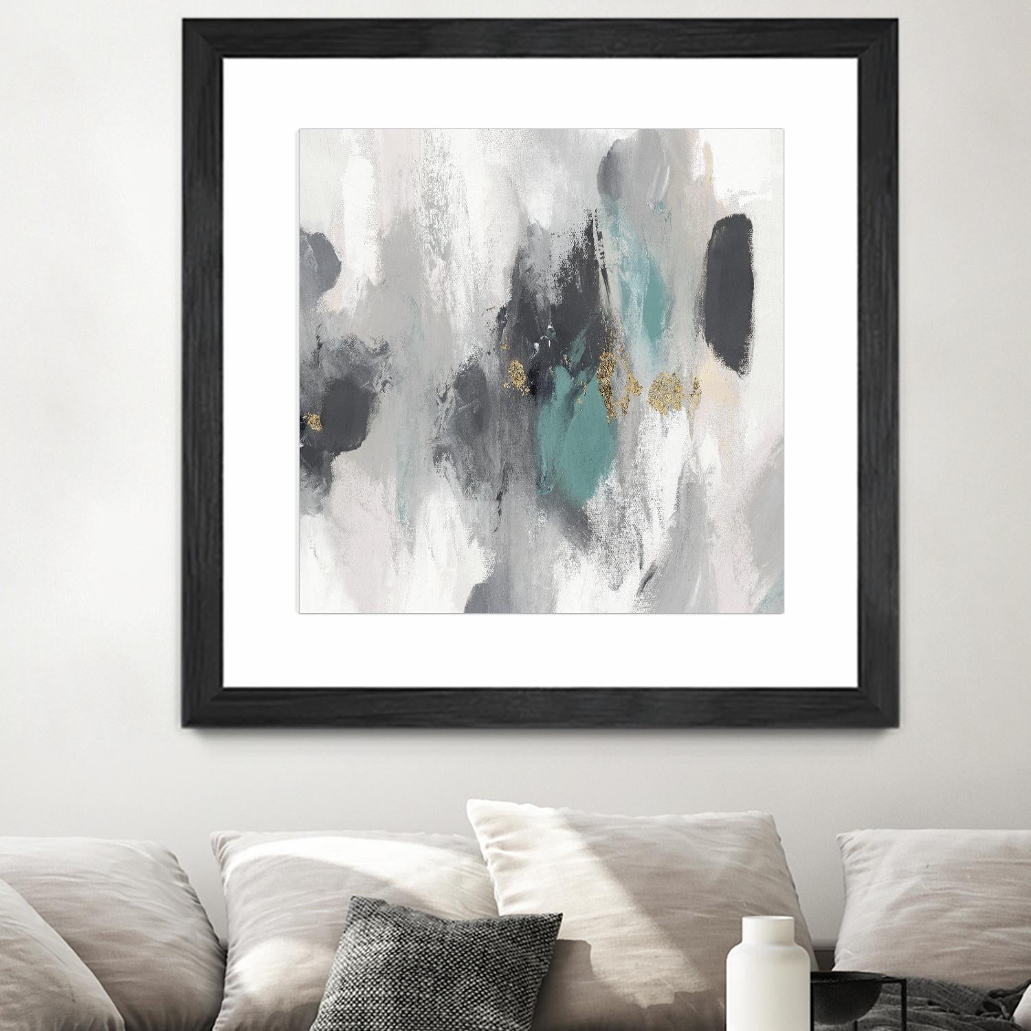 Gray Days I by PI Studio on GIANT ART - white abstract