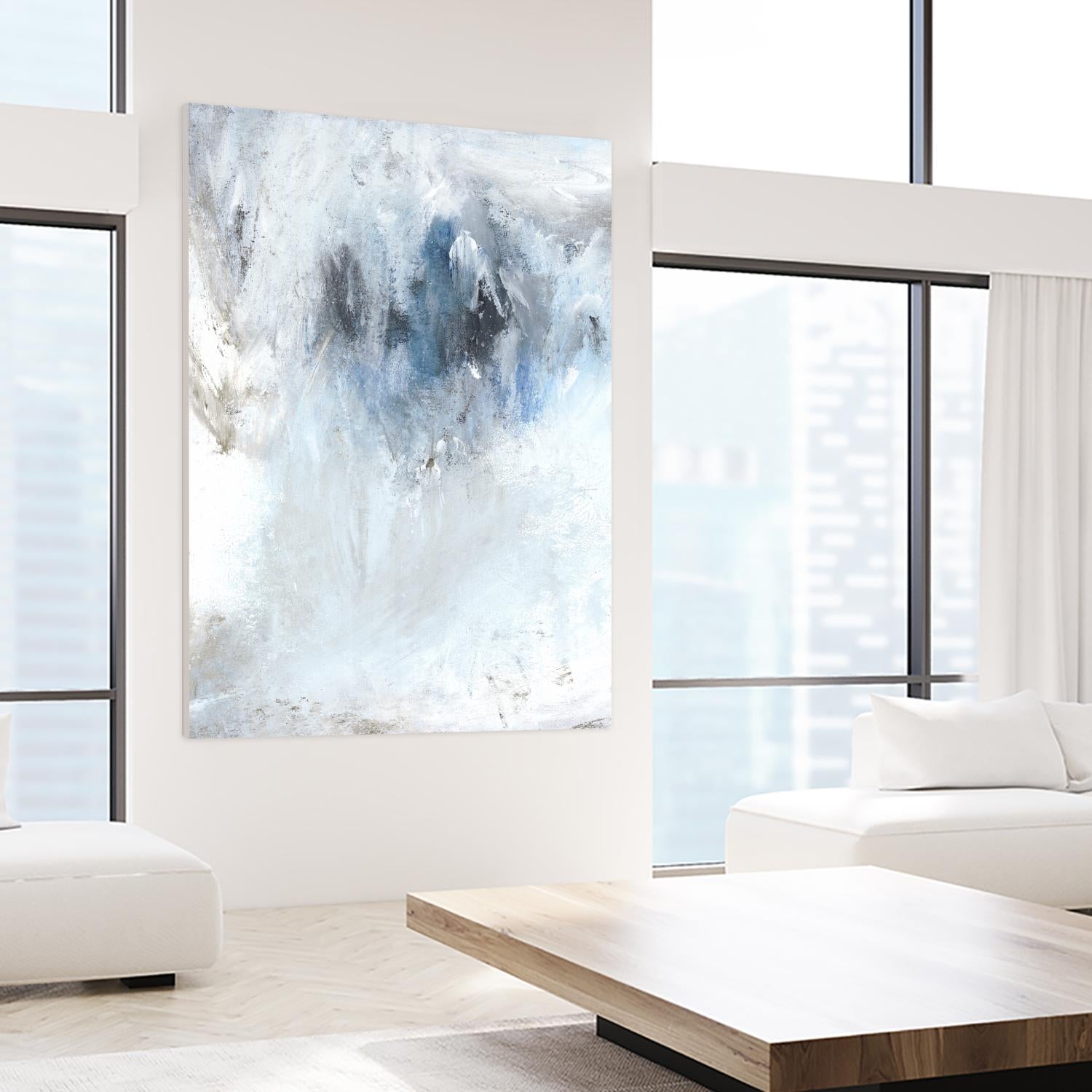 Winter Wonderland II by PI Studio on GIANT ART - blue abstract