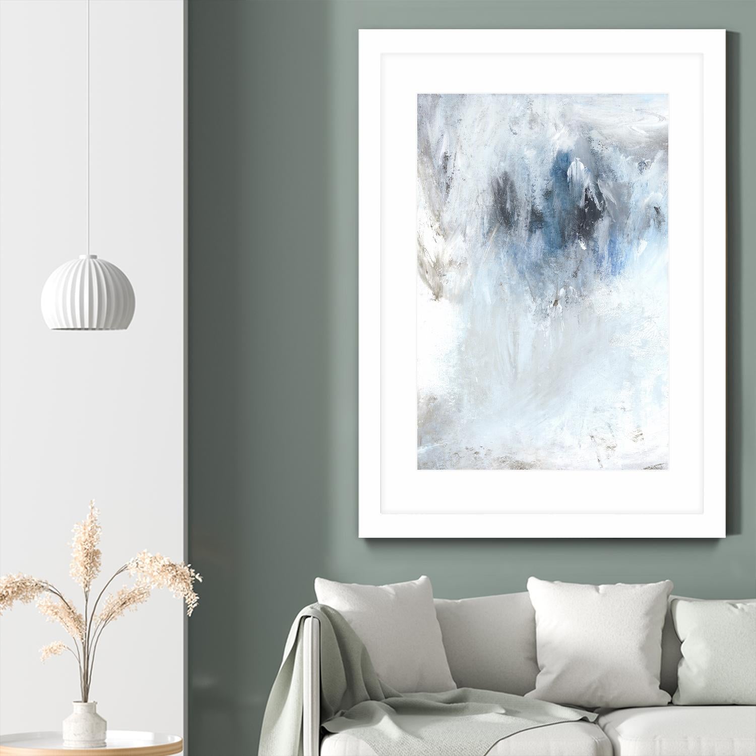 Winter Wonderland II by PI Studio on GIANT ART - blue abstract