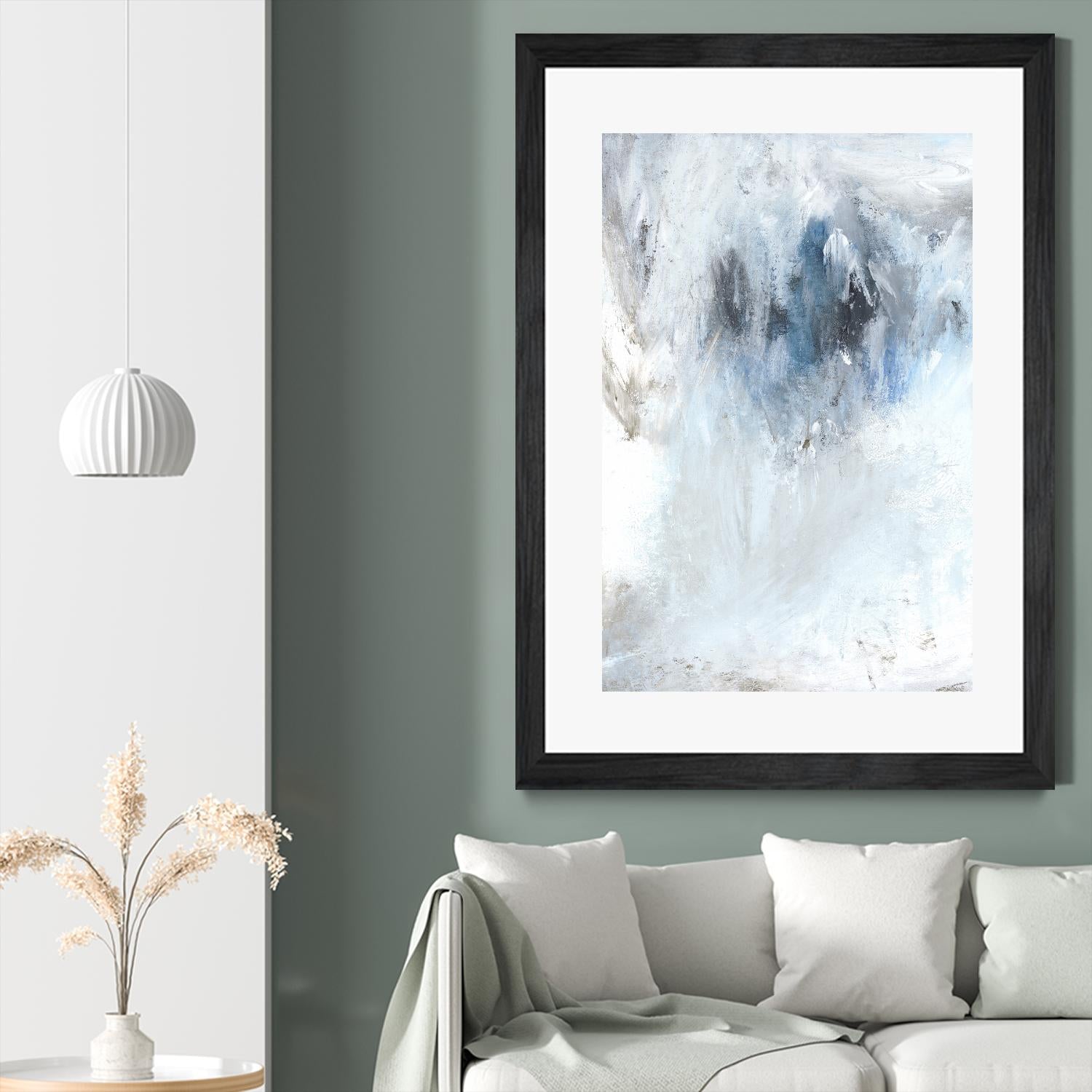 Winter Wonderland II by PI Studio on GIANT ART - blue abstract