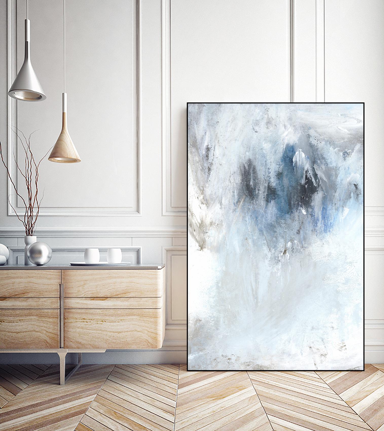 Winter Wonderland II by PI Studio on GIANT ART - blue abstract