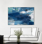 Blue Abstractions by PI Studio on GIANT ART - cyan abstract