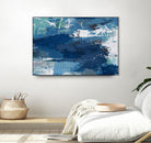 Blue Abstractions by PI Studio on GIANT ART - cyan abstract