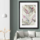 Blush Deco II by PI Studio on GIANT ART - pink abstract