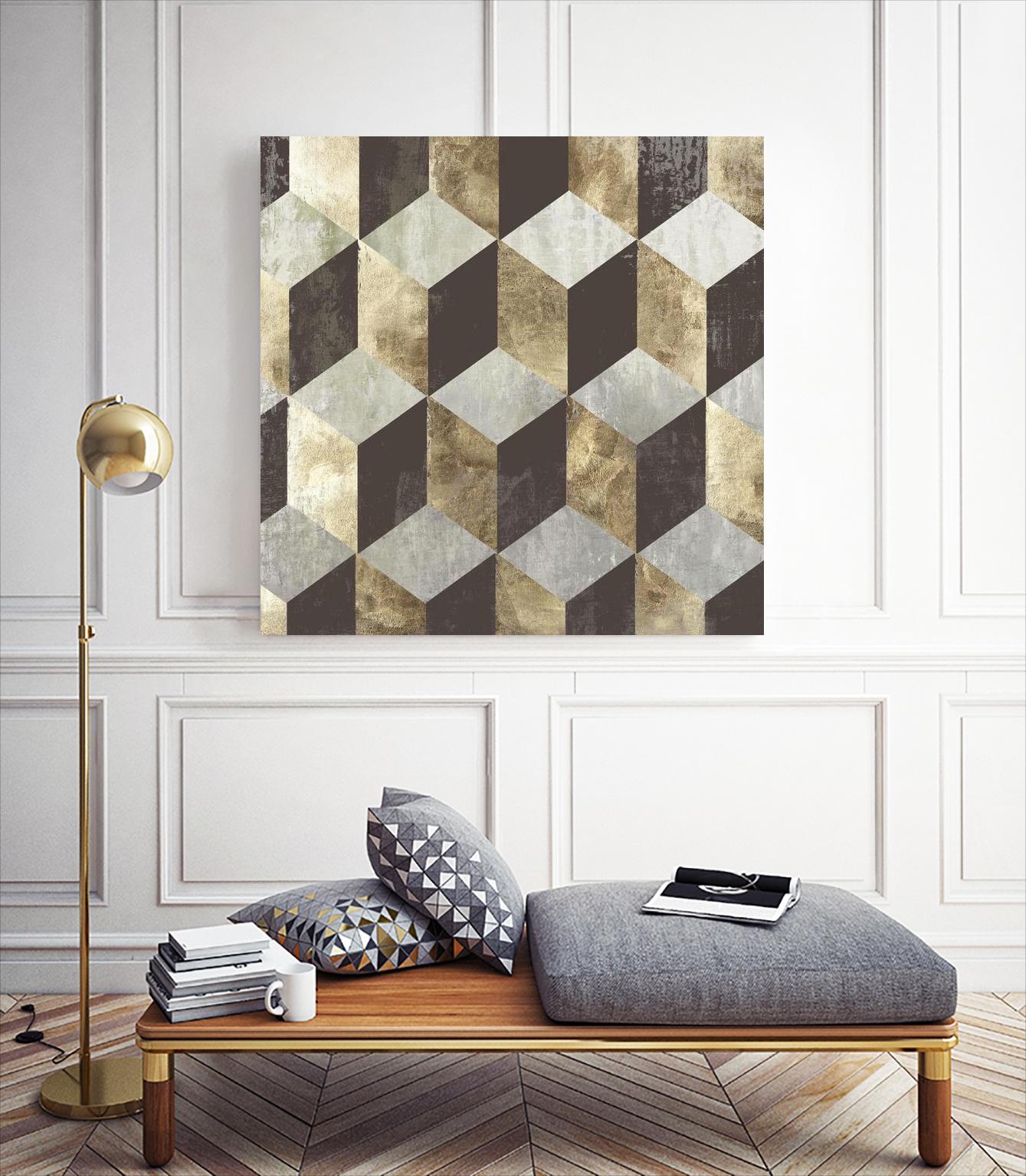 Scope by PI Studio on GIANT ART - gold shapes