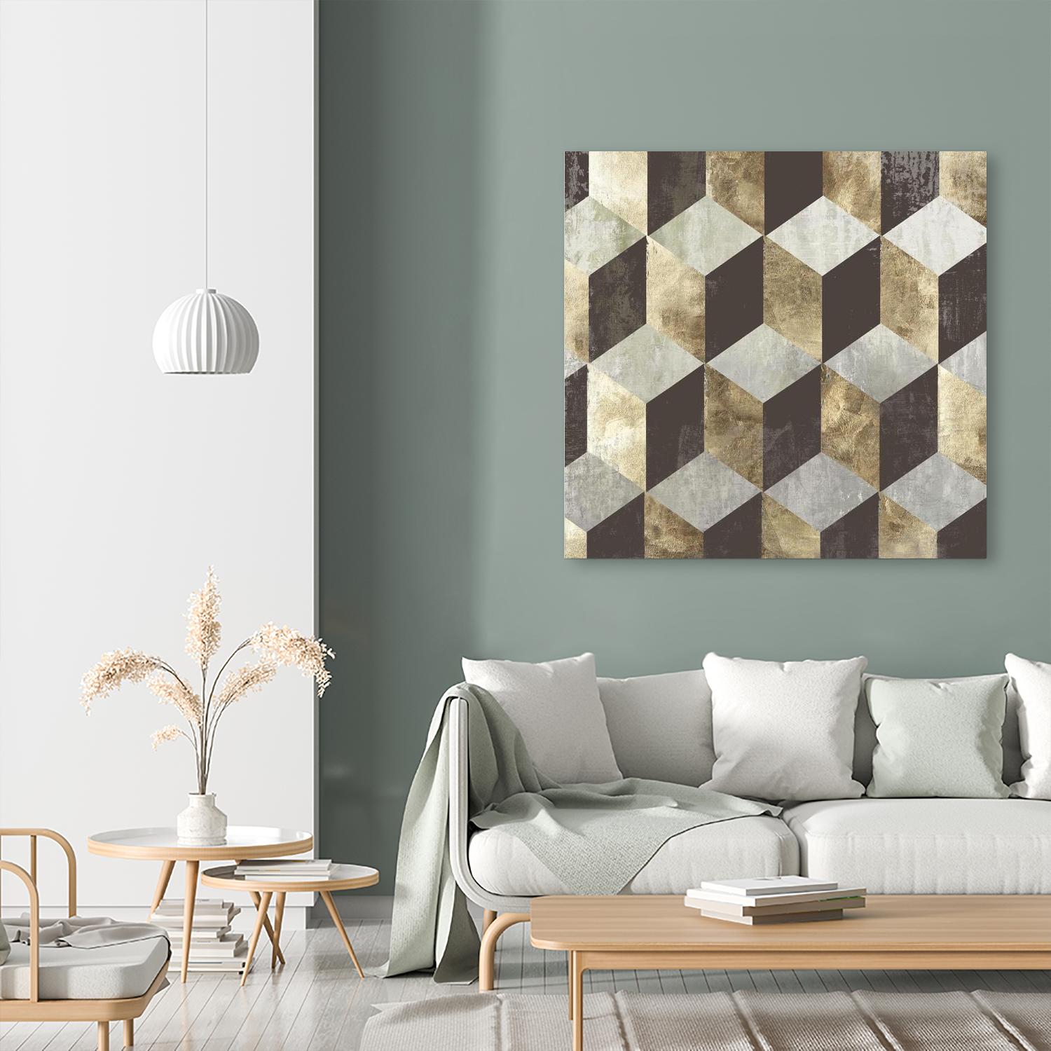 Scope by PI Studio on GIANT ART - gold shapes