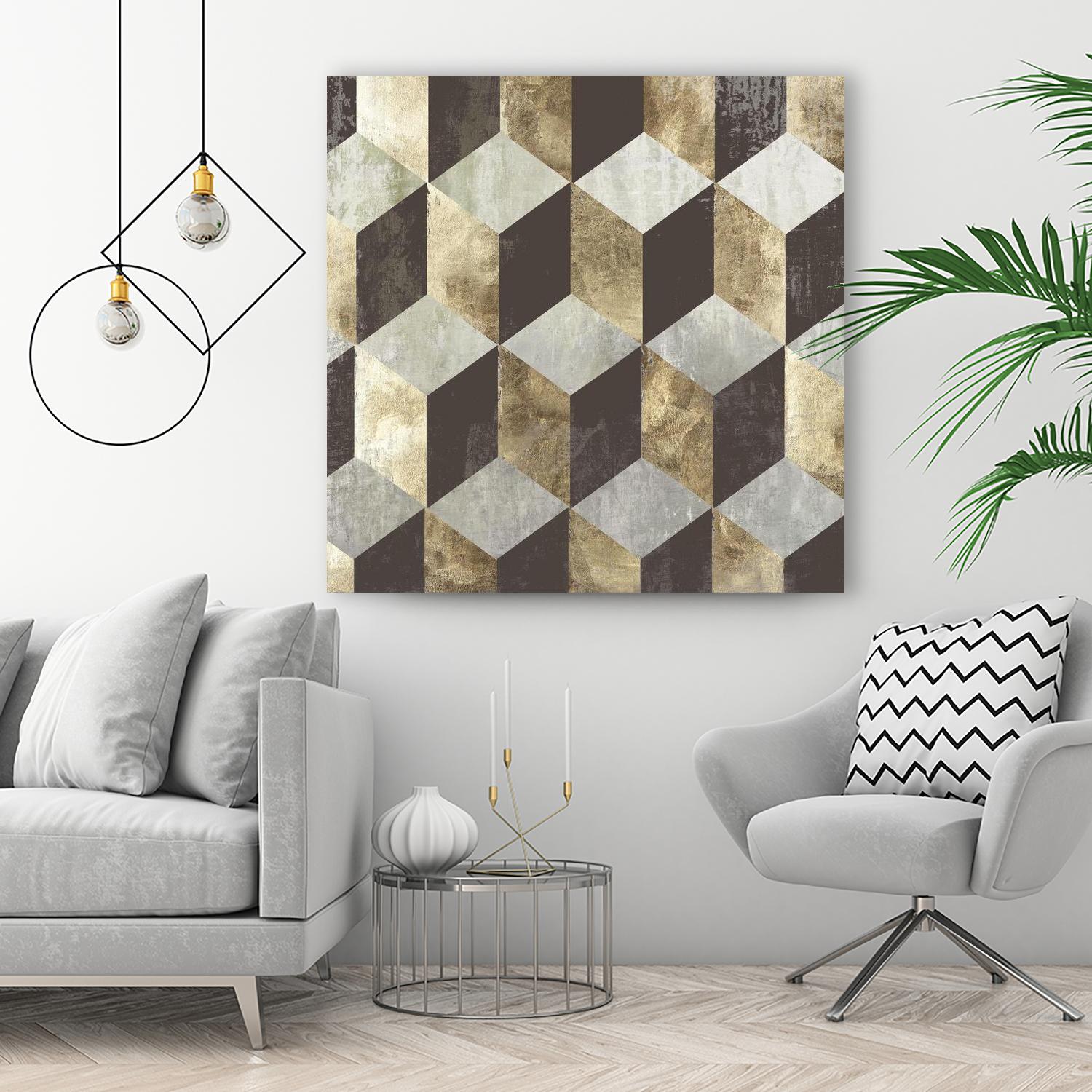 Scope by PI Studio on GIANT ART - gold shapes