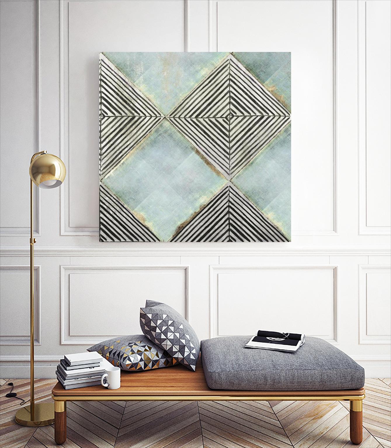 Revival by PI Studio on GIANT ART - blue patterns