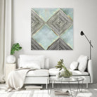 Revival by PI Studio on GIANT ART - blue patterns