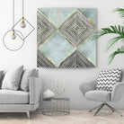 Revival by PI Studio on GIANT ART - blue patterns