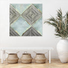 Revival by PI Studio on GIANT ART - blue patterns