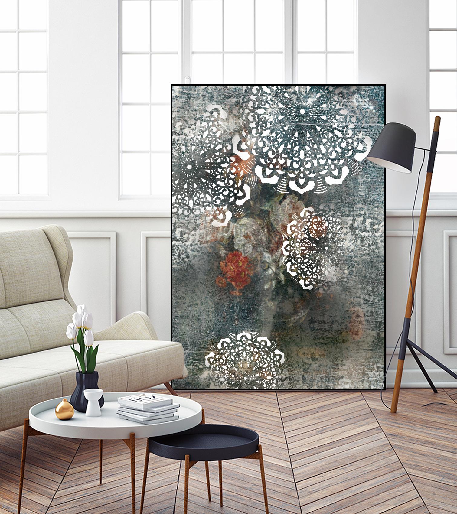 Doily II by PI Studio on GIANT ART - white abstract