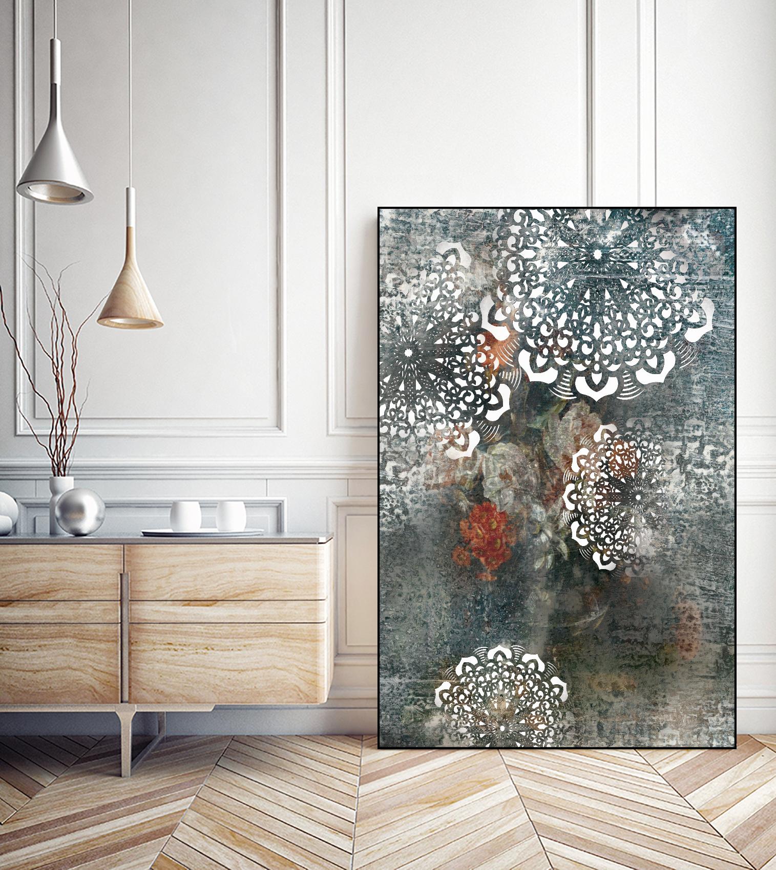 Doily II by PI Studio on GIANT ART - white abstract