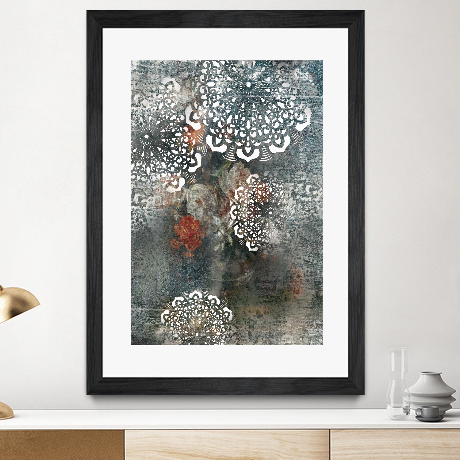 Doily II by PI Studio on GIANT ART - pink abstract