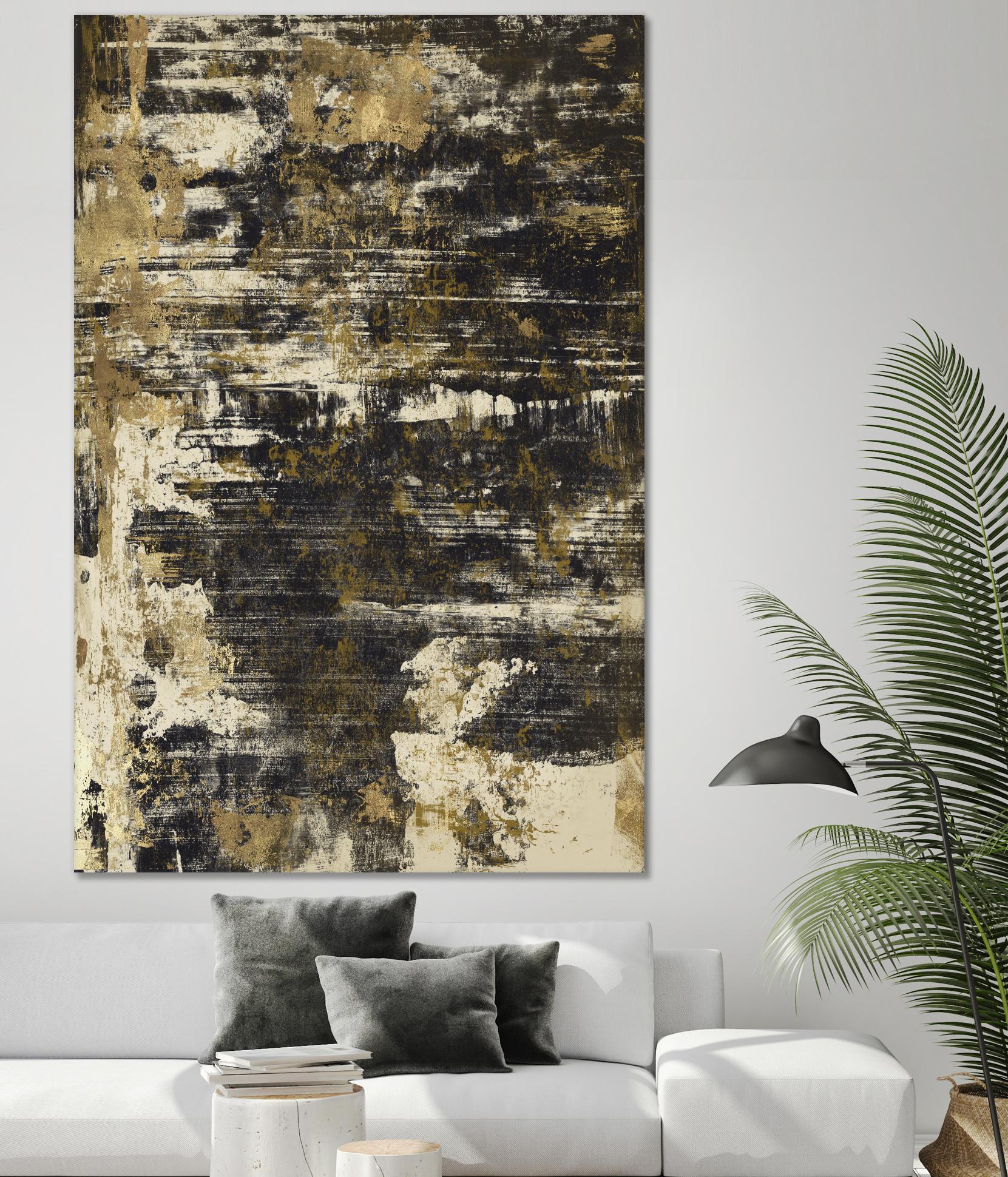 Slash I by PI Studio on GIANT ART - yellow abstract