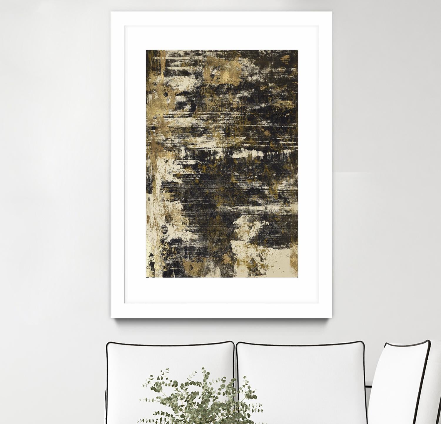 Slash I by PI Studio on GIANT ART - yellow abstract