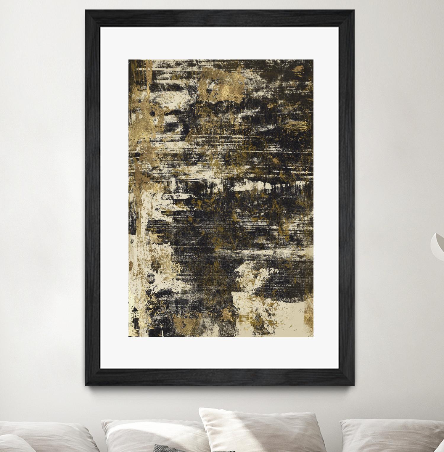 Slash I by PI Studio on GIANT ART - yellow abstract