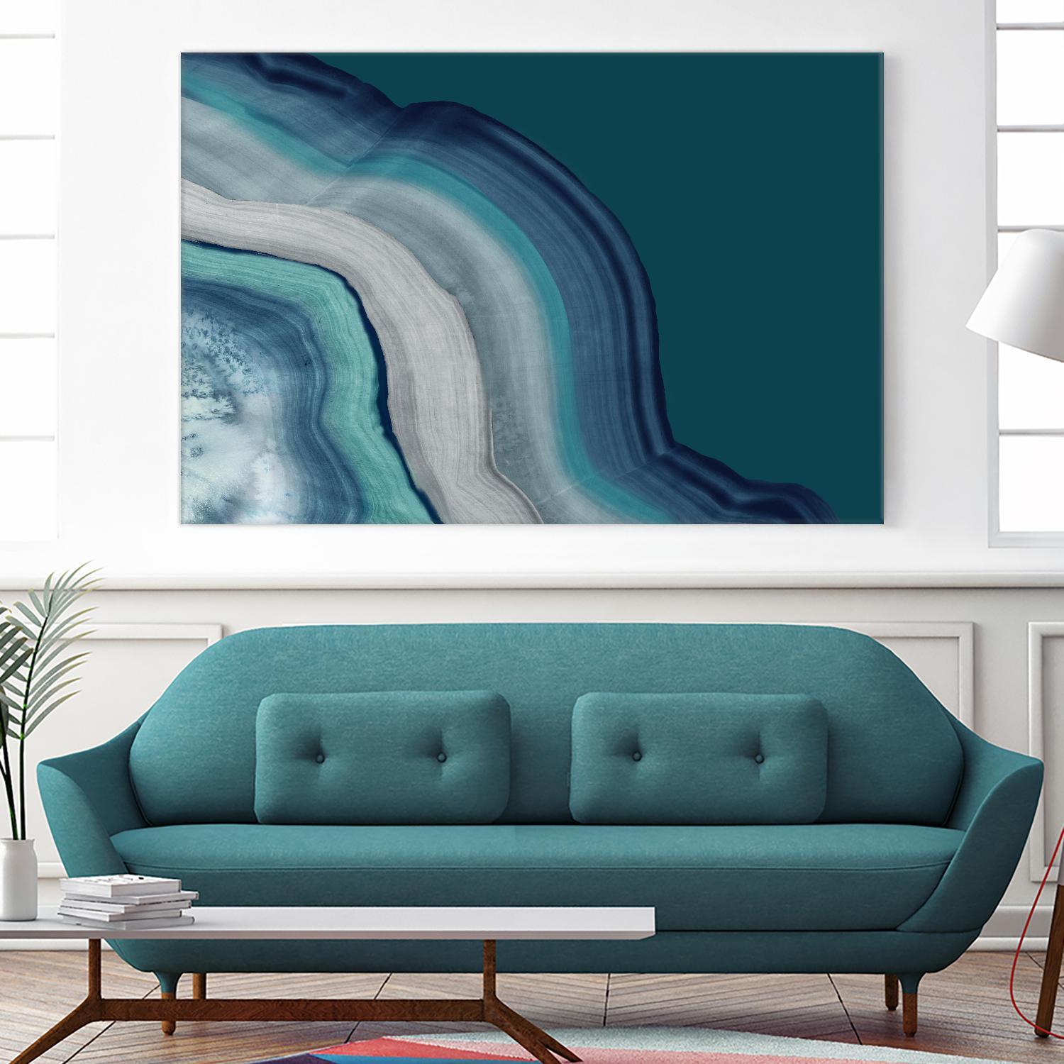 Agate Deep Blue Sea by PI Studio on GIANT ART - abstract