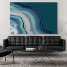 Agate Deep Blue Sea by PI Studio on GIANT ART - abstract