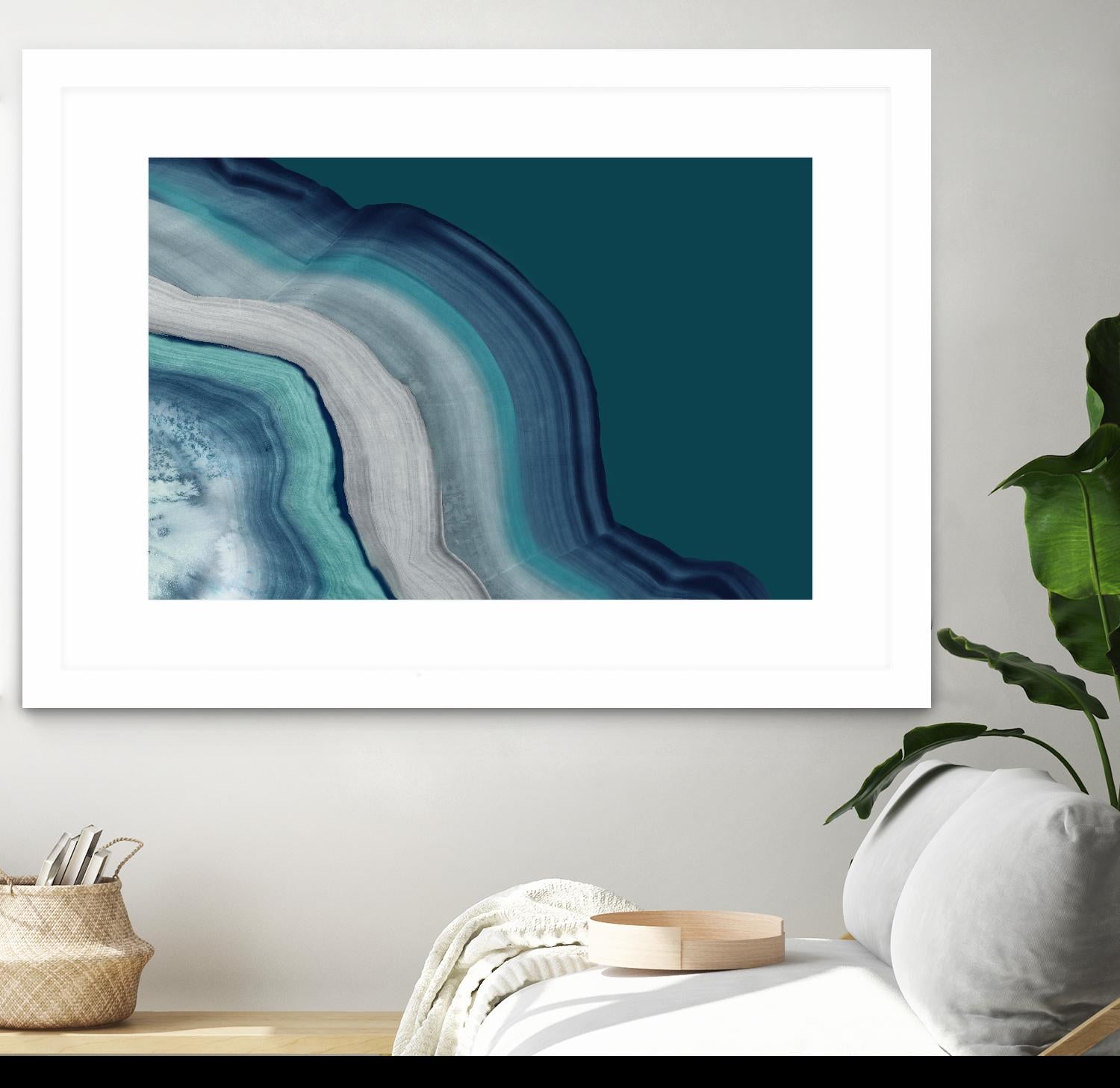 Agate Deep Blue Sea by PI Studio on GIANT ART - abstract