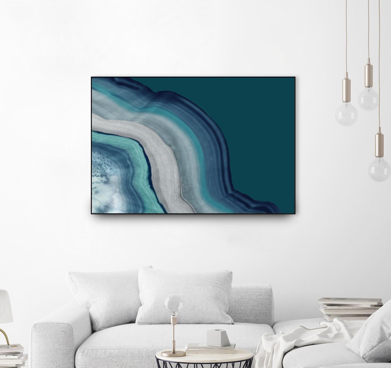 Agate Deep Blue Sea by PI Studio on GIANT ART - abstract