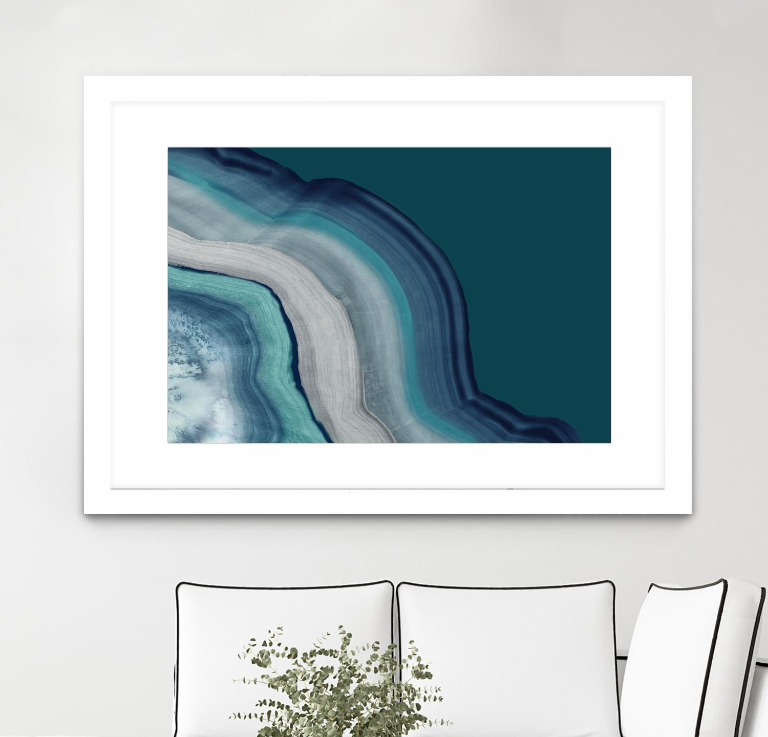 Agate Deep Blue Sea by PI Studio on GIANT ART - abstract