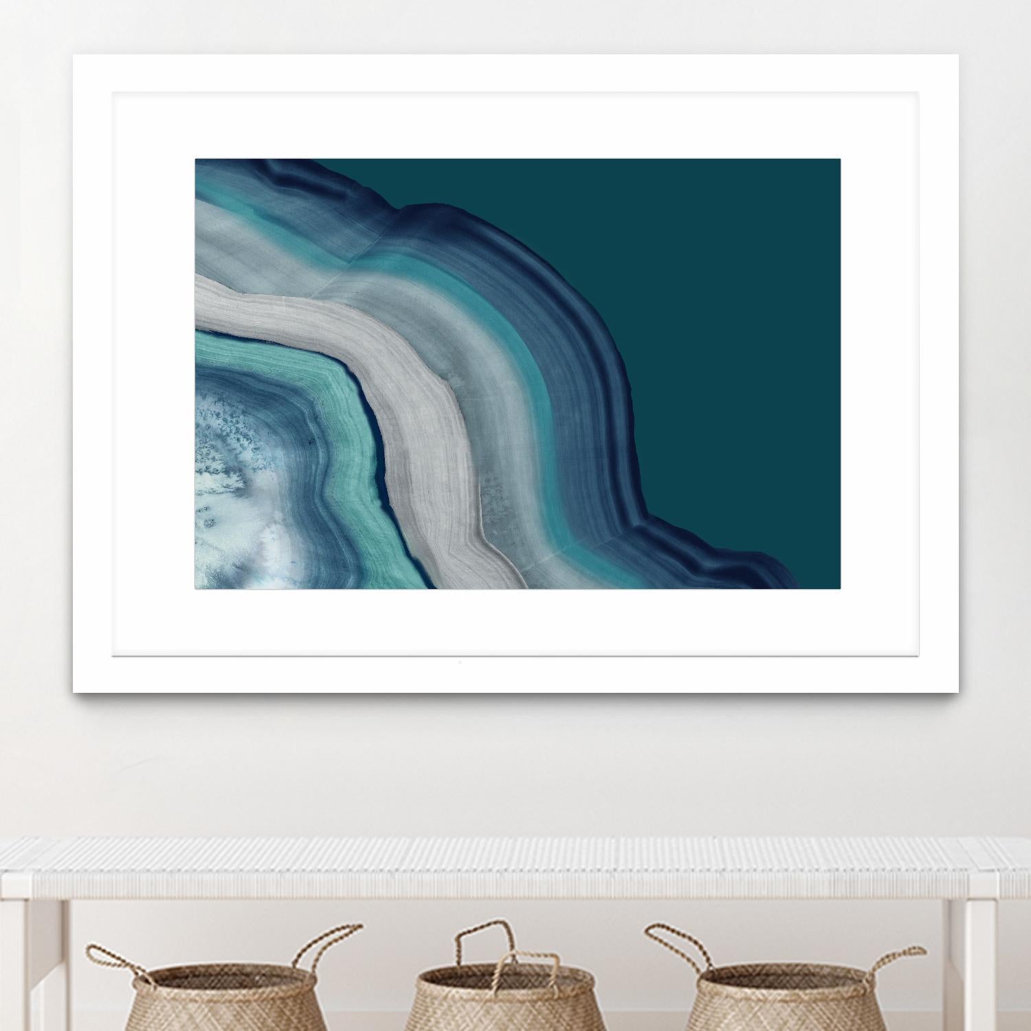 Agate Deep Blue Sea by PI Studio on GIANT ART - abstract