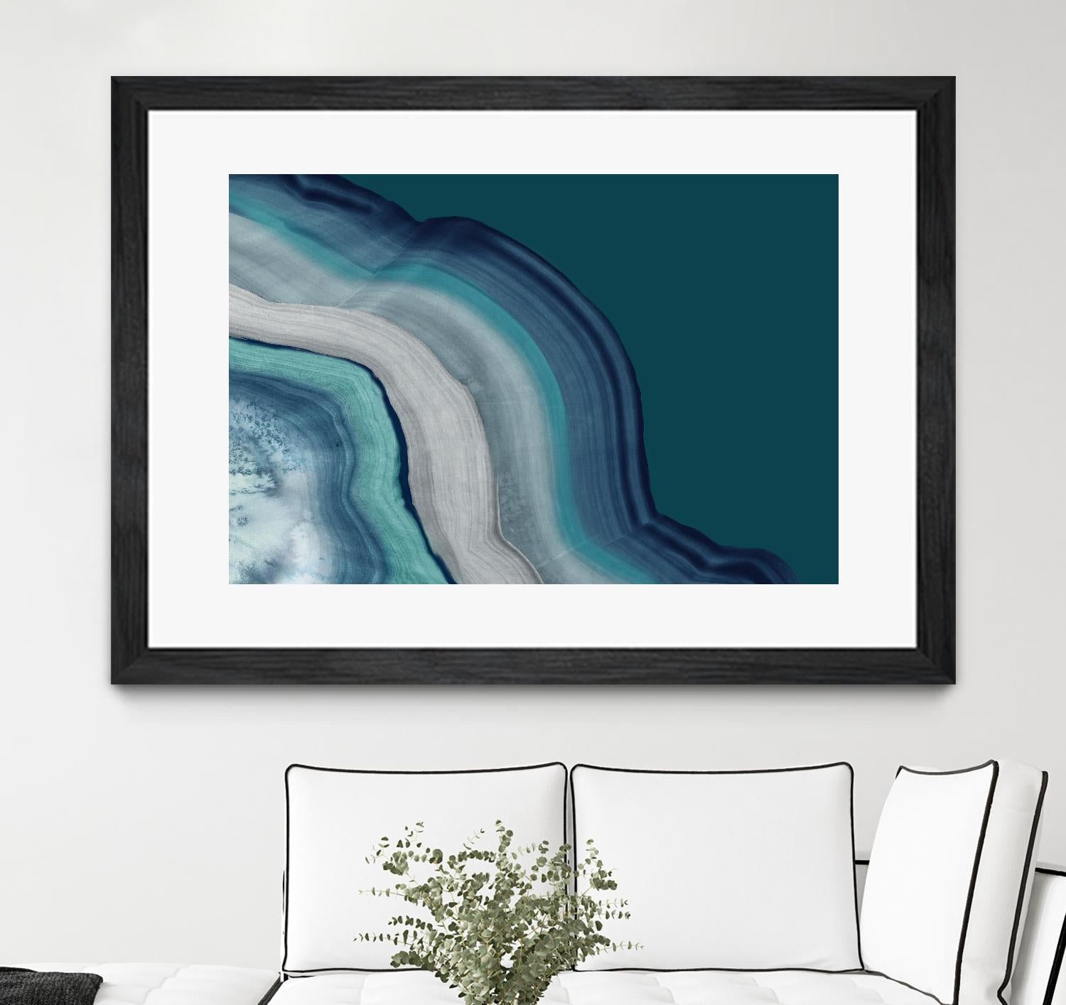 Agate Deep Blue Sea by PI Studio on GIANT ART - abstract