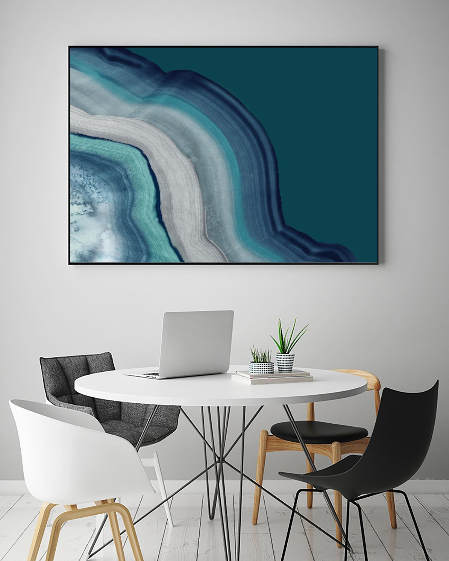 Agate Deep Blue Sea by PI Studio on GIANT ART - abstract