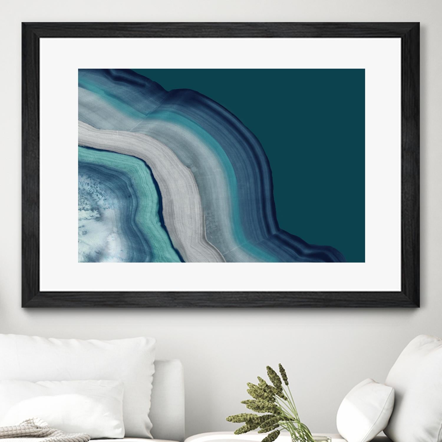Agate Deep Blue Sea by PI Studio on GIANT ART - abstract