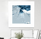 Azure Marble III by PI Studio on GIANT ART - abstract