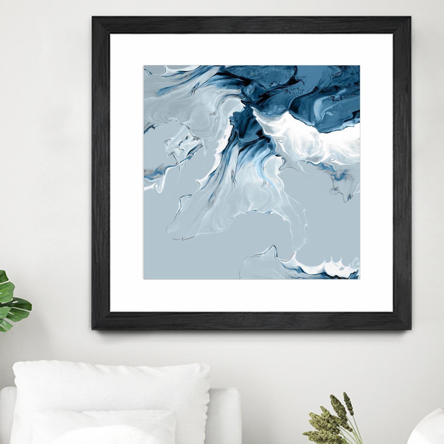 Azure Marble III by PI Studio on GIANT ART - abstract