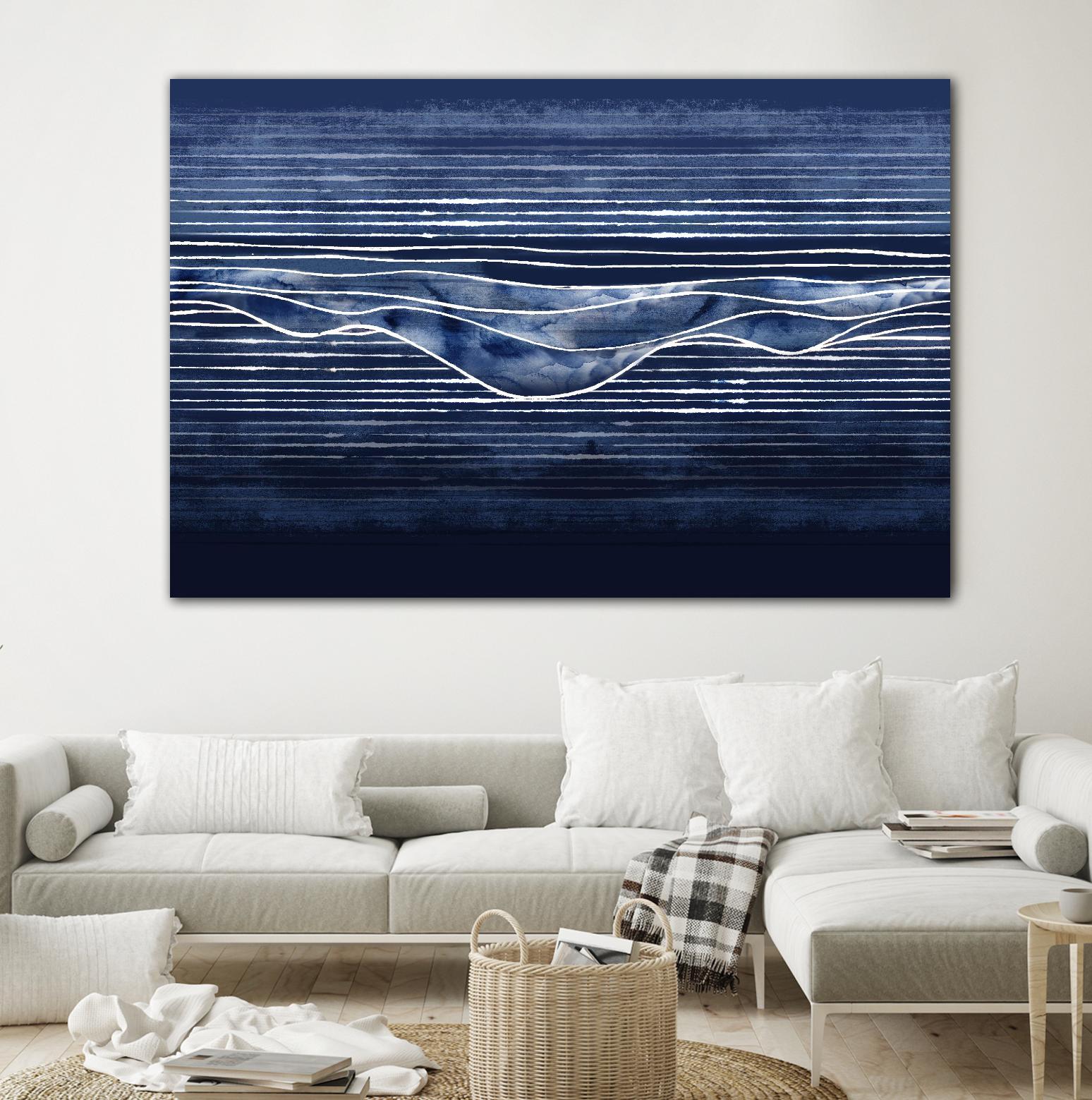 Beyond the Blue Hills by PI Studio on GIANT ART - abstract