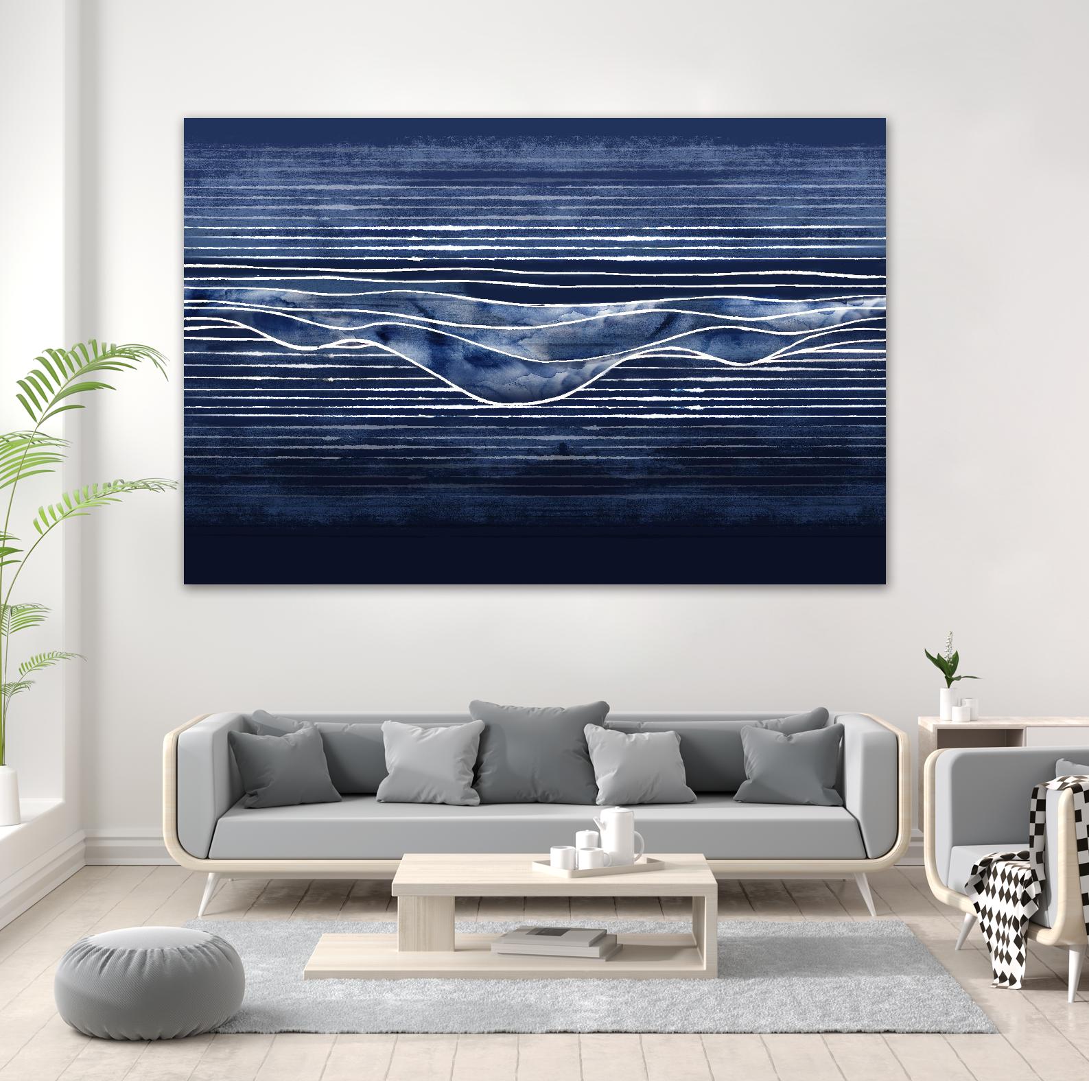 Beyond the Blue Hills by PI Studio on GIANT ART - abstract