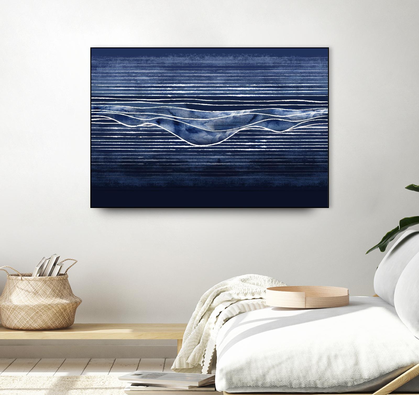 Beyond the Blue Hills by PI Studio on GIANT ART - abstract