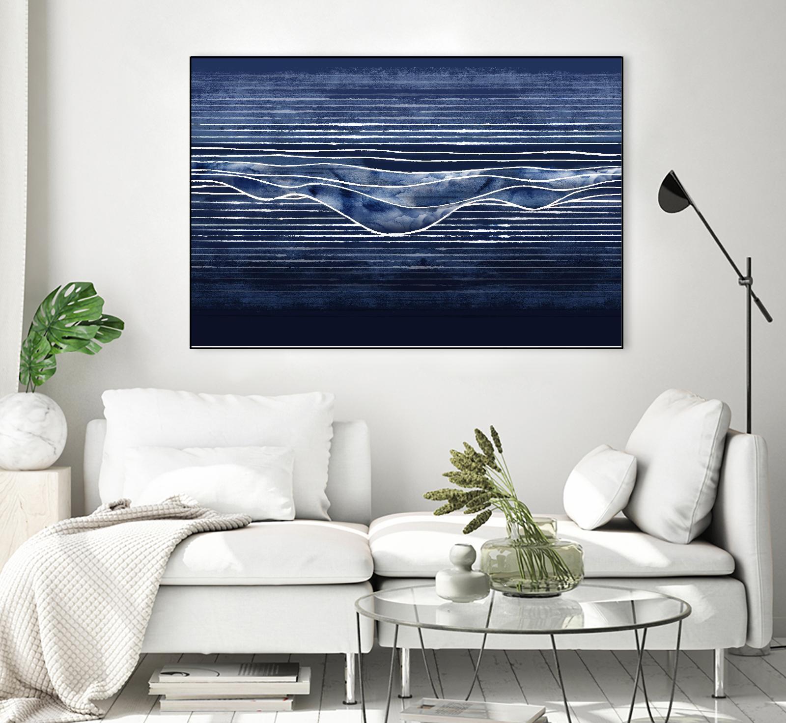 Beyond the Blue Hills by PI Studio on GIANT ART - abstract