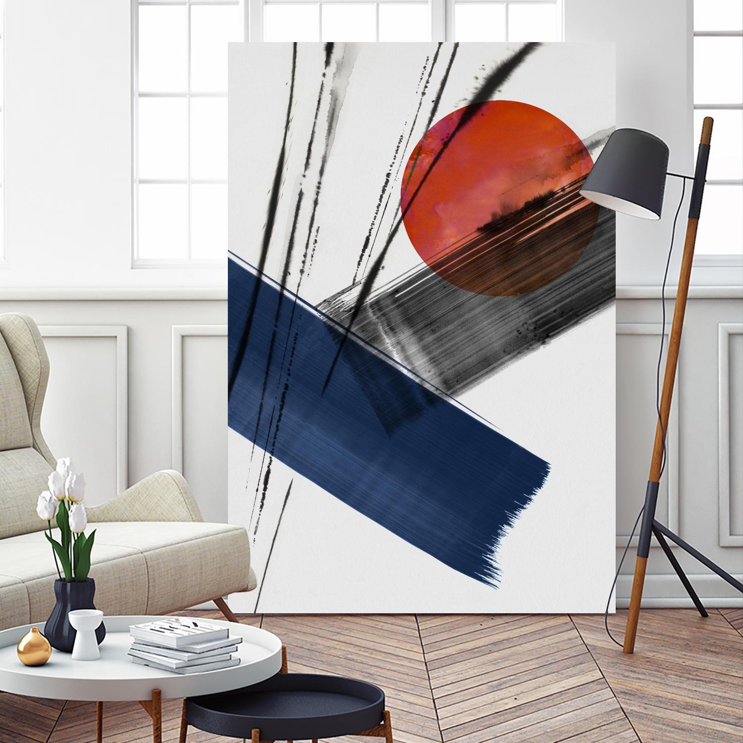 Red Sun Over Paradise II by PI Studio on GIANT ART - abstract