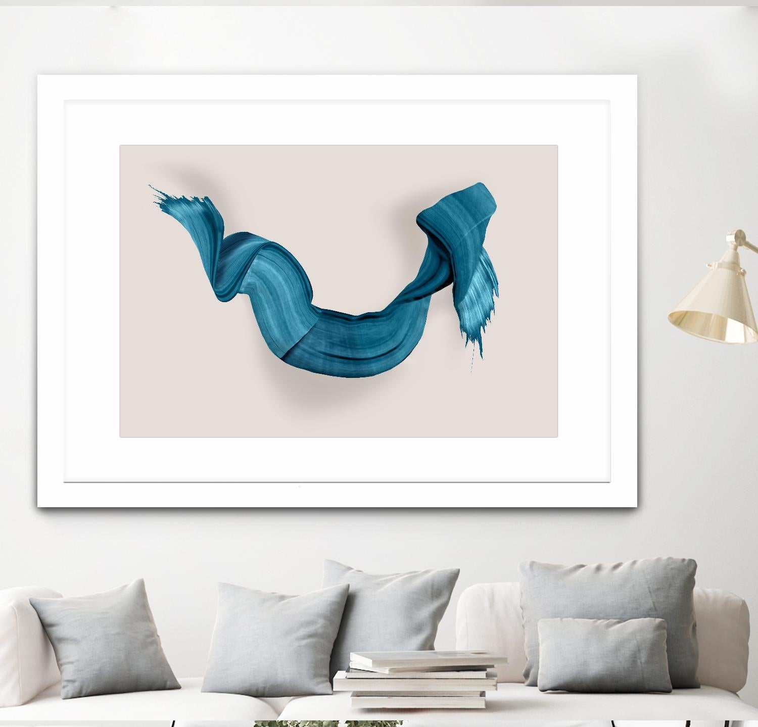 Azures Stroke by PI Studio on GIANT ART - abstract