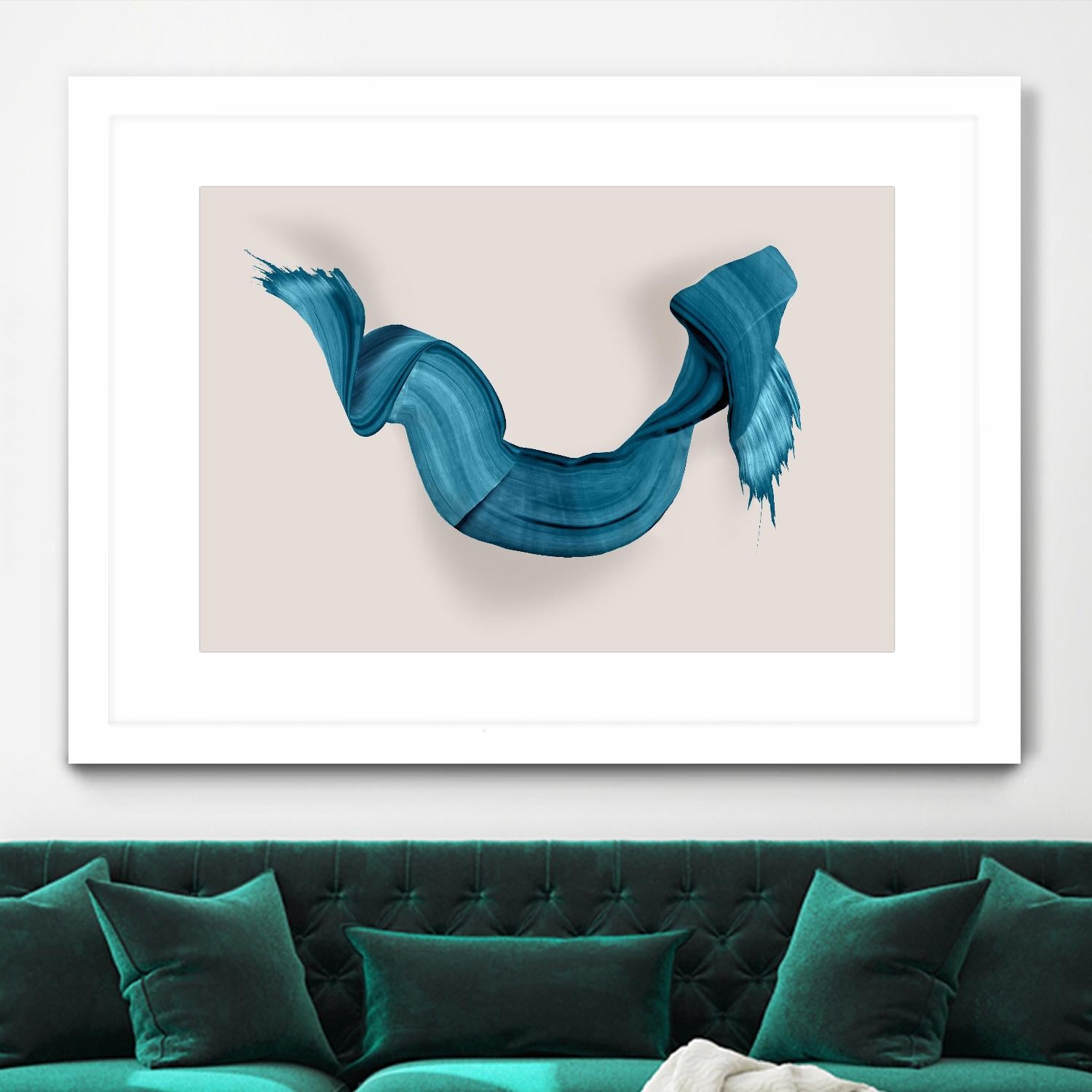 Azures Stroke by PI Studio on GIANT ART - abstract