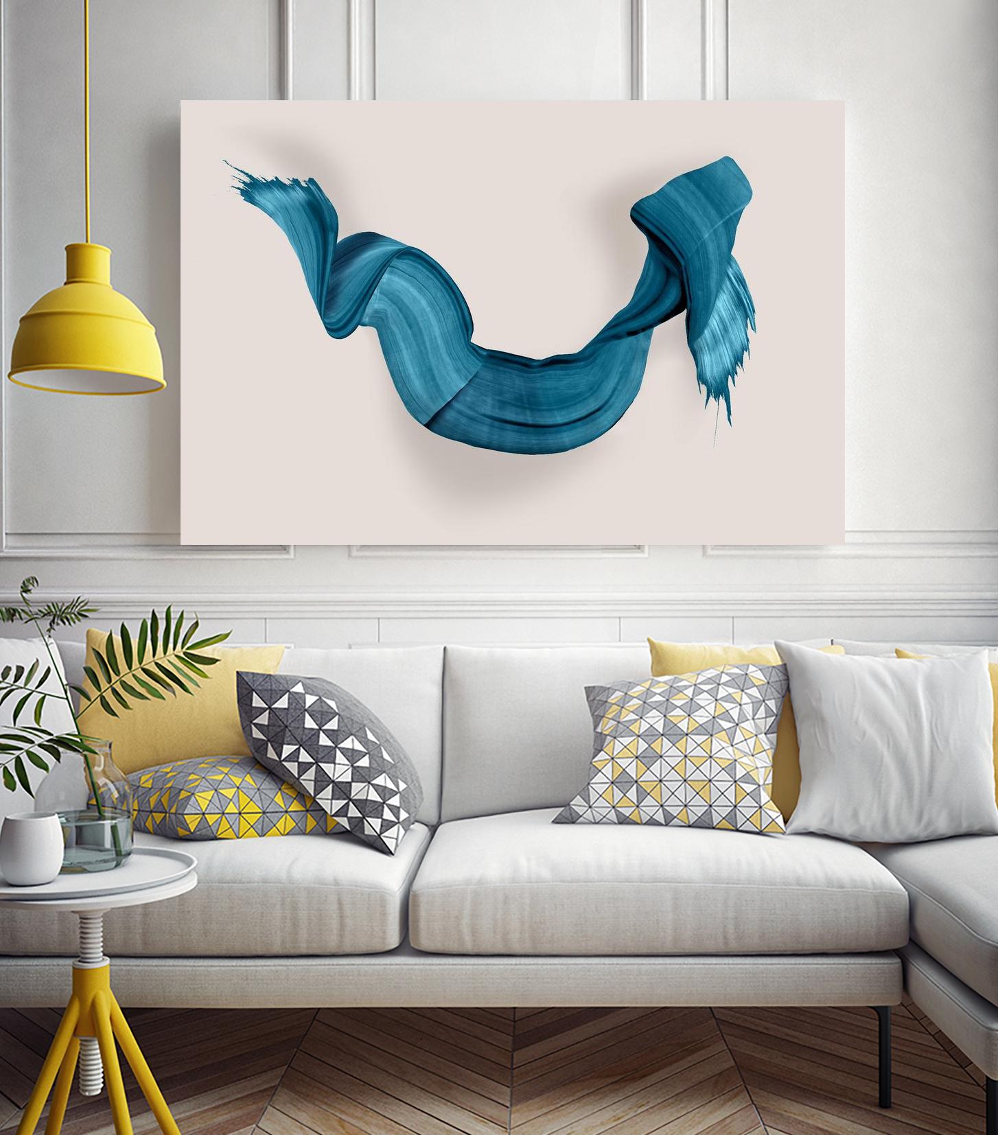 Azures Stroke by PI Studio on GIANT ART - abstract