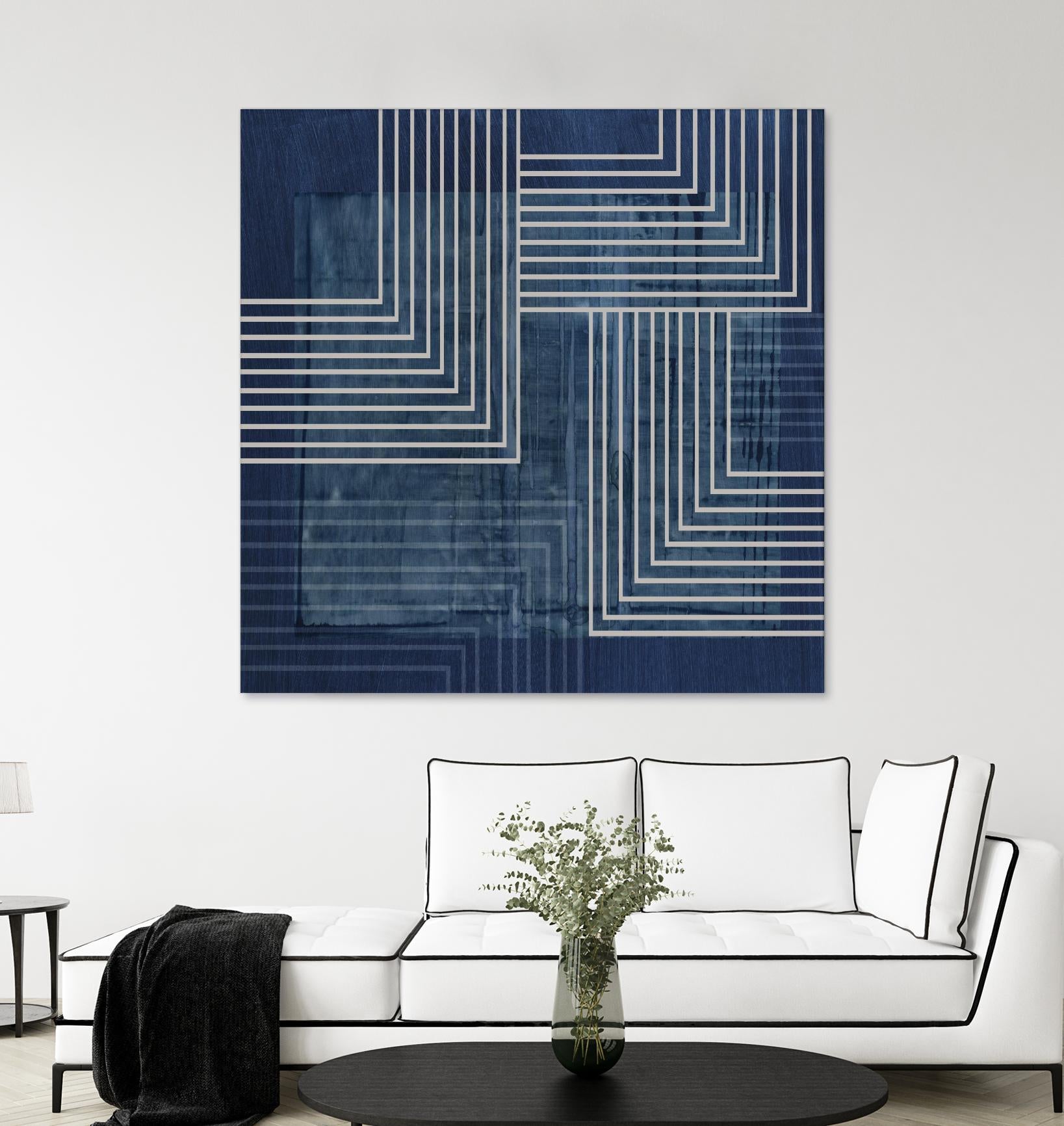 Beneath the Dark Blue Waves III by PI Studio on GIANT ART - abstract