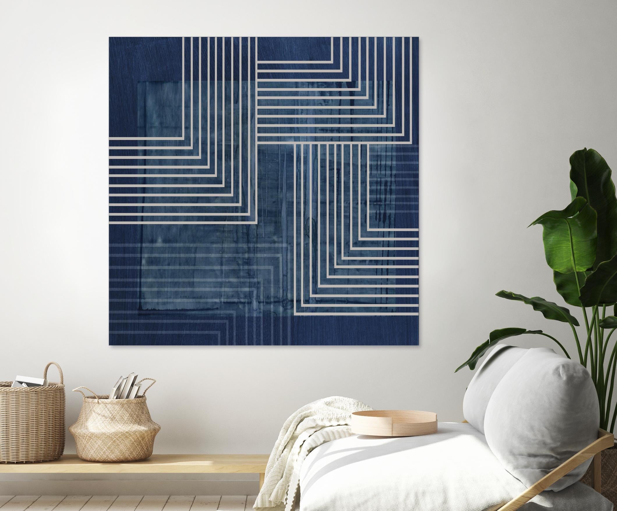 Beneath the Dark Blue Waves III by PI Studio on GIANT ART - abstract