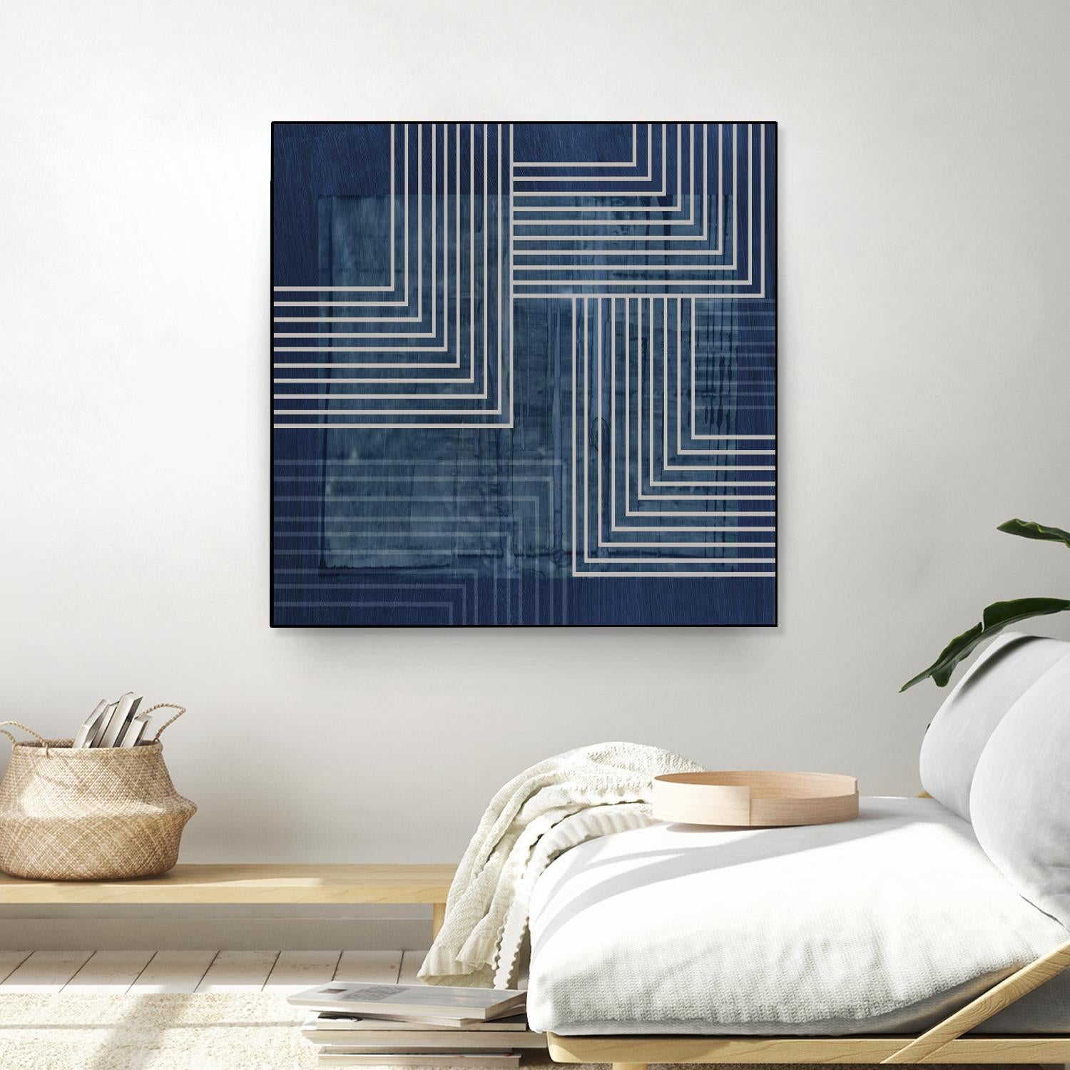 Beneath the Dark Blue Waves III by PI Studio on GIANT ART - abstract