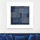 Beneath the Dark Blue Waves III by PI Studio on GIANT ART - abstract