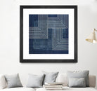 Beneath the Dark Blue Waves III by PI Studio on GIANT ART - abstract